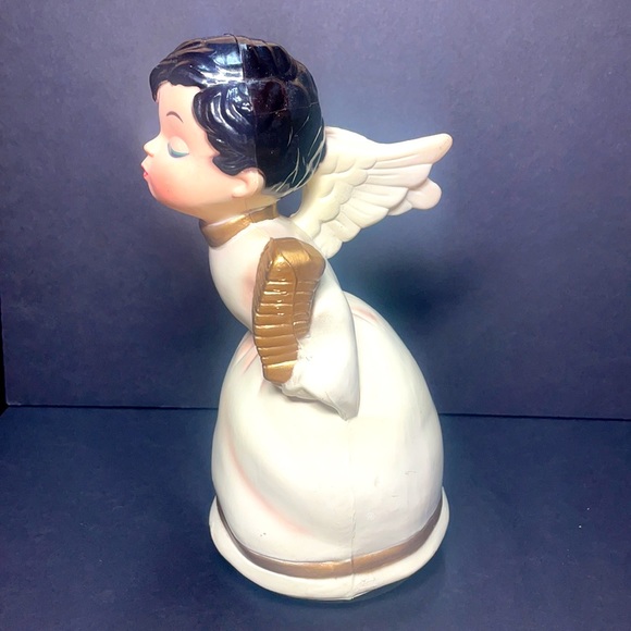 Berman & Anderson Holiday 973 Vintage Berman Anderson Kissing Angel Music Box Boy Only